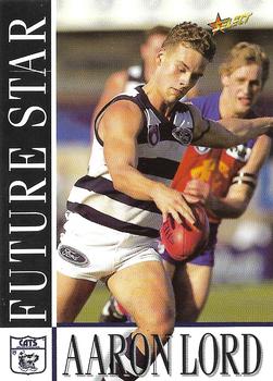 1996 Select AFL #226 Aaron Lord Front